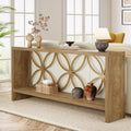 Farmhouse Narrow Storage Console Table