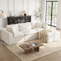 Ivory Modular Cloud Sectional Sofa